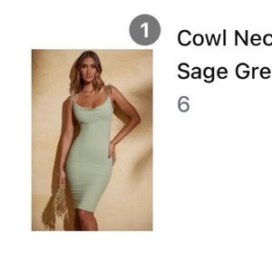 Oh Polly Cowl Neck Backless Midi Dress